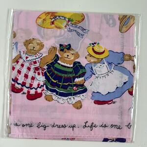 Muffy VanderBear Club Scarf Pink Teddy Bear Dress Up New in Package